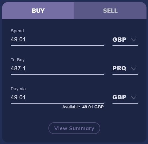 How to buy PARSIQ with GDP